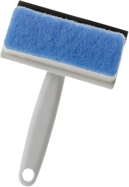 Double-Sided Window Squeegee Cleaning Brush for Bathroom Glass & Window Washing Tool