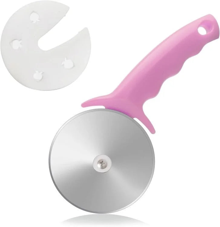Stainless Steel Pizza Cutter Wheel – Compact Pizza Slicer for Pizza, Pastry & Dough