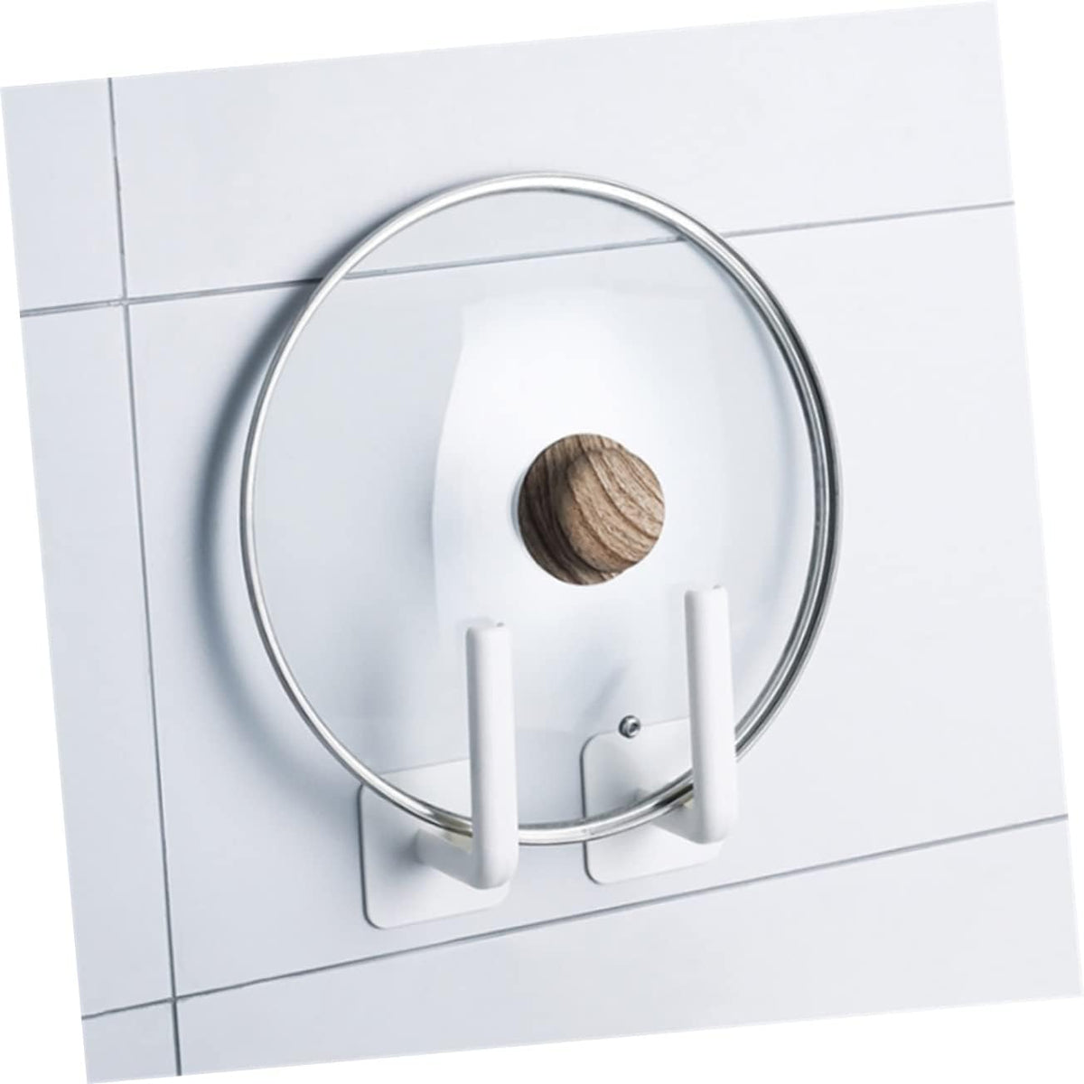 No-Hole Multifunctional Hooks – Kitchen Wall-Mounted Lazy Rag Hanger – Vertical Paper Towel & Film Organiser Rack