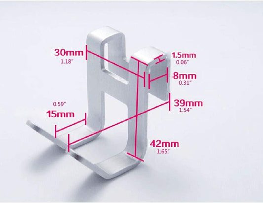 H-Shape Space Aluminum Over-Door Hook – No-Drill Shower Glass Towel Holder – Versatile Metal Hanger for Bathroom, Kitchen, and Cabinet Organization