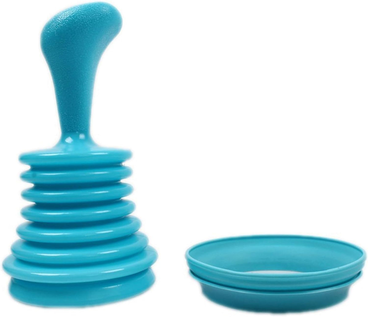 Pipeline Dredge Suction Cup Plunger – Portable Manual Sink & Toilet Pipe Cleaner – Strong Squeeze Dredger for Kitchen and Bathroom (Pink/Blue/Green)