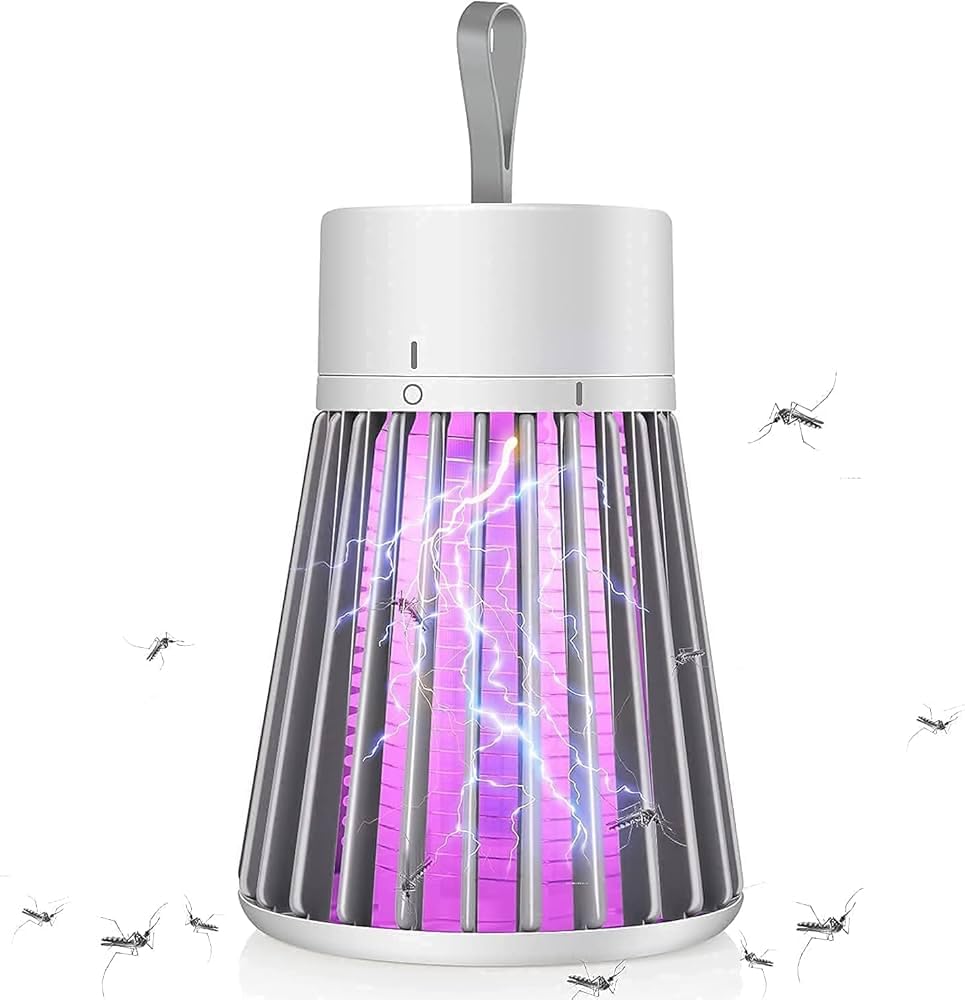Lampe anti-moustiques électrique USB – Piège à insectes UV portable pour usage domestique intérieur