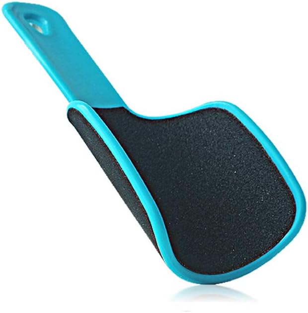 U-Shaped Curved Foot File – Double-Sided Callus Remover & Dead Skin Scrubber – Professional Pedicure Tool for Smooth Heels & Soles (Green/Pink/Blue/Black)