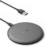 Anker 313 Wireless Charger Pad – Qi-Certified 10W Fast Wireless Charging for iPhone, Samsung & AirPods