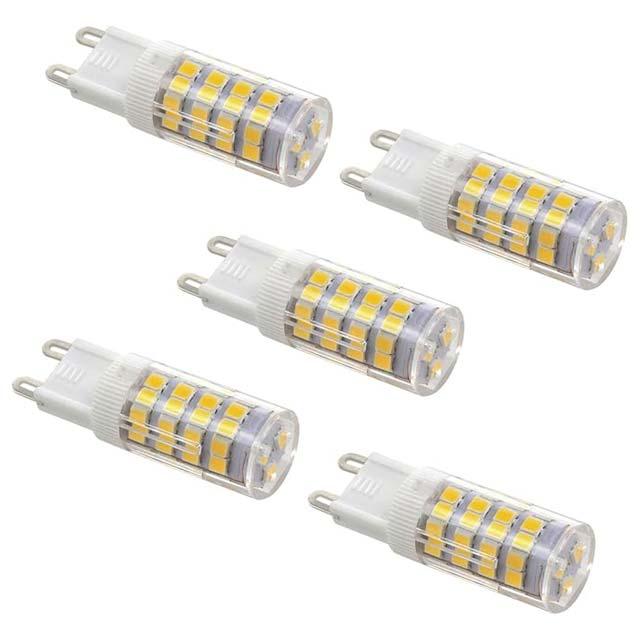 5PCS G9 LED Light Bulbs 4W | 310LM Natural White | 4000K-4500K | Energy-Efficient & Long-Lasting