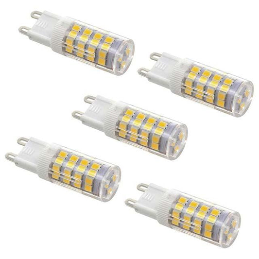 5PCS G9 LED Light Bulbs 4W | 310LM Natural White | 4000K-4500K | Energy-Efficient & Long-Lasting