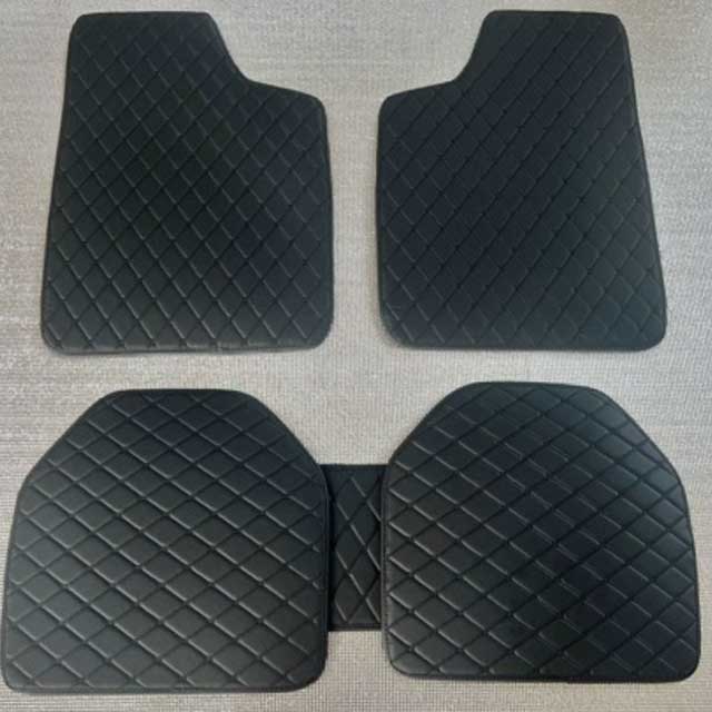 Lot de 5 tapis de sol universels imperméables en cuir pour voiture – Protection des pieds et accessoires pour l'intérieur de la voiture