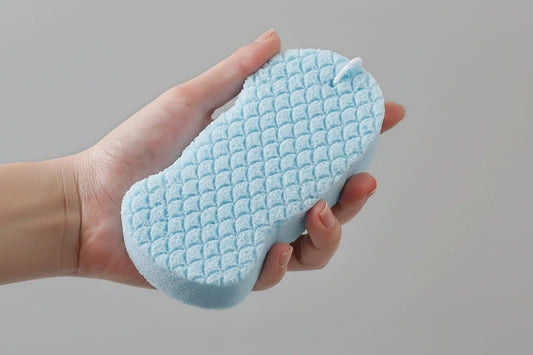 Ultra Soft Bath & Shower Sponge – Gentle Body Cleansing Sponge for Daily Bathing and Skincare