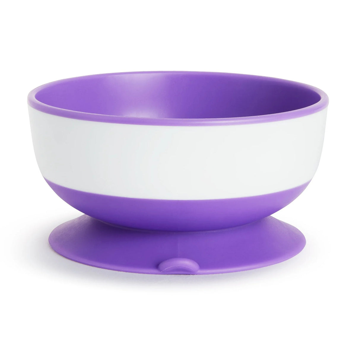 Munchkin® Stay Put Suction Round Bowls، بلاستيك، متعدد الألوان، 3 عبوات