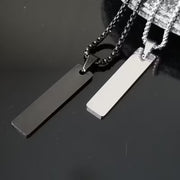 5mm*40mm Pendant Plain Necklace (EGN024)