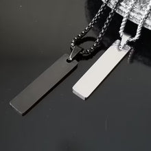 5mm*40mm Pendant Plain Necklace (EGN024)