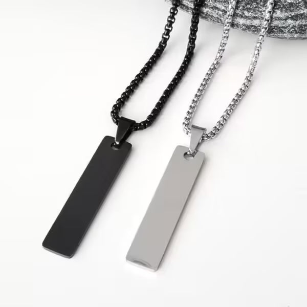 5mm*40mm Pendant Plain Necklace (EGN024)