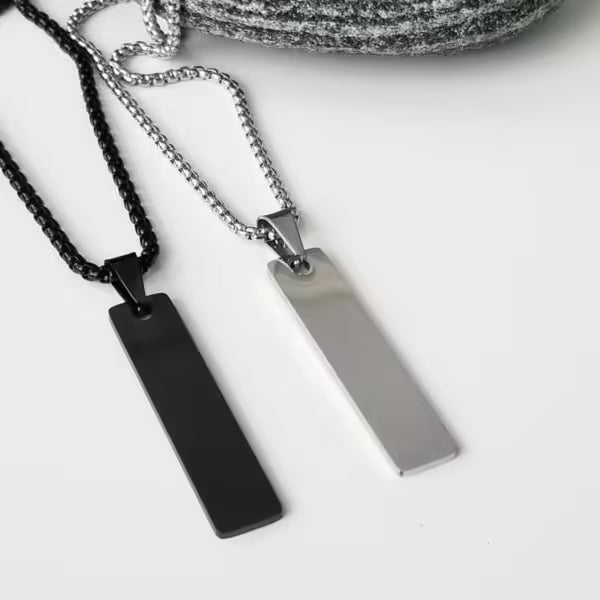 5mm*40mm Pendant Plain Necklace (EGN024)