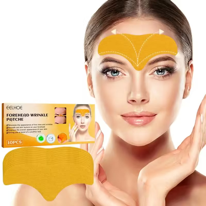 Anti-wrinkle forehead gel patch 10 pcs set