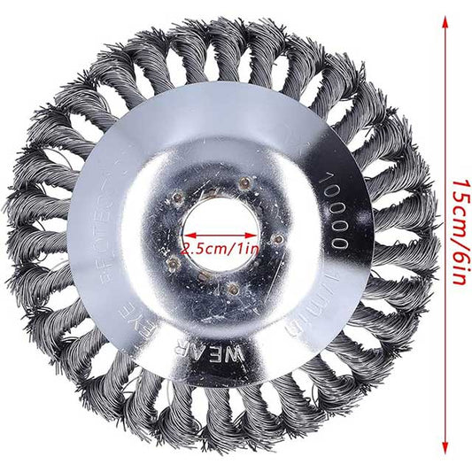 6 Inch Heavy Duty Steel Wire Weed Trimmer Head Replacement