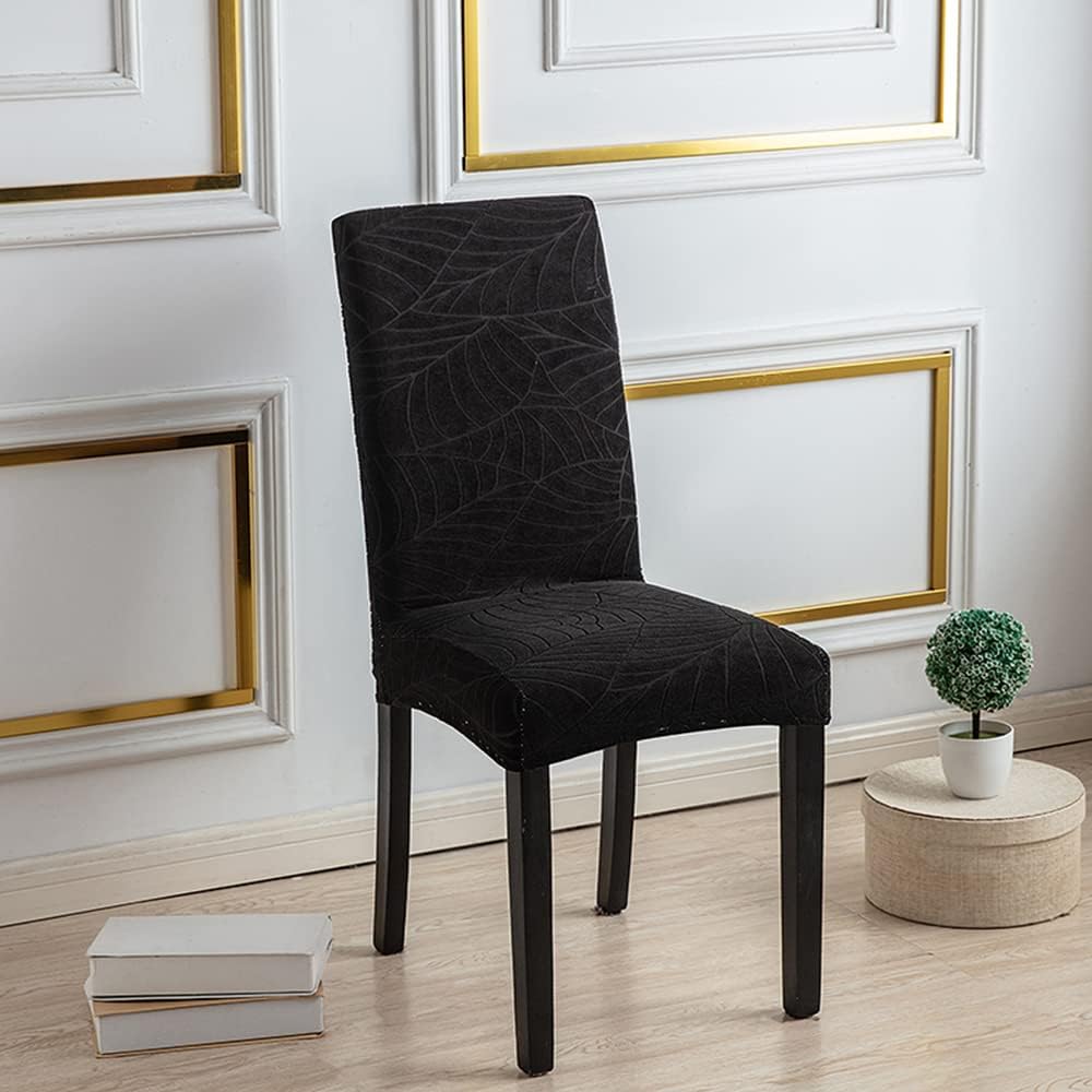 Waterproof Chair Covers, Elastic Dining Chairs, Seat Covers Washable Removable High Back Dining Chair Covers Chair Cover for Dining Room,Hotel,Banquet