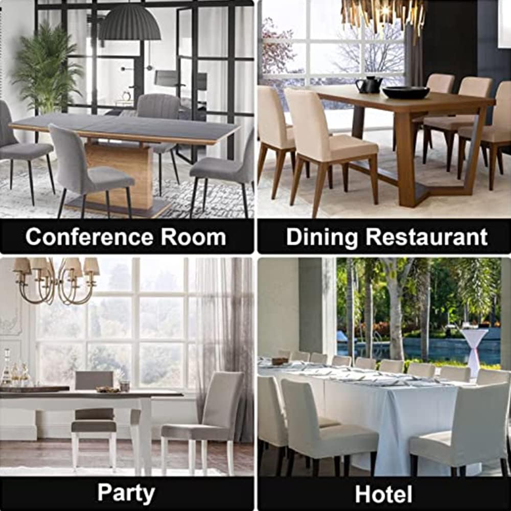 Waterproof Chair Covers, Elastic Dining Chairs, Seat Covers Washable Removable High Back Dining Chair Covers Chair Cover for Dining Room,Hotel,Banquet