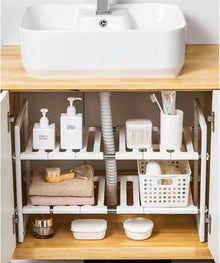 Étagères de rangement empilables pour placards | Organiseur de cuisine polyvalent pour comptoir et garde-manger