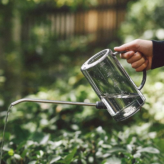 1 Liter Long Spout Watering Can with Gardening Shovel Set – Precision Irrigation Spraying Pot for Indoor Houseplants, Office, and Succulents