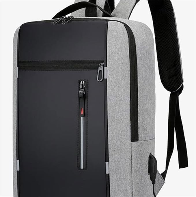 Waterproof Hiking & Laptop Backpack for Men – Large Capacity Business, School & Travel Backpack (Gray)