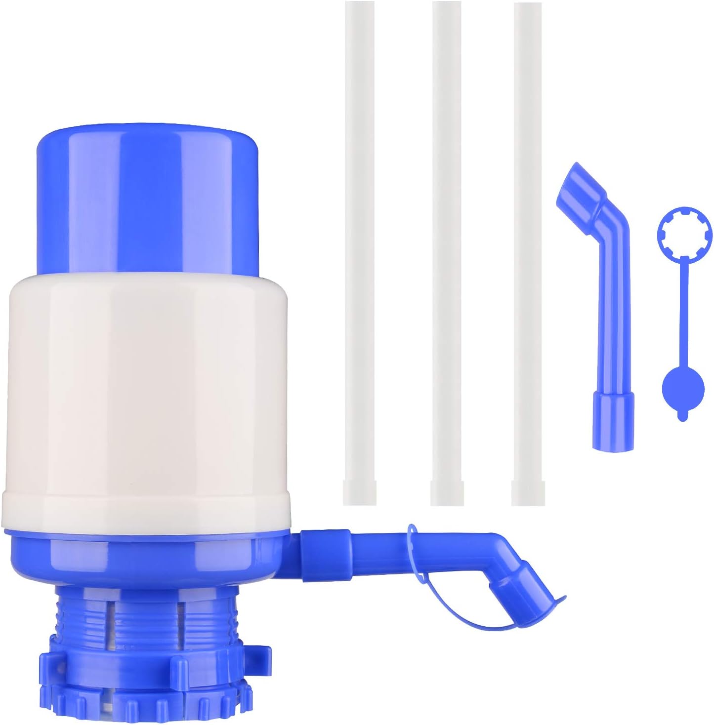 Hand Press Manual Water Pump – Universal Dispenser for 19L/20L Drinking Water Bottles – Portable Manual Pump for Home, Office, Camping, and Events (Fits All Major Brands)