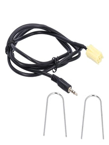 6-Pin AUX-IN Cable for Fiat Grande Punto – 3.5mm Audio Jack Adapter, 150cm Replacement Lead