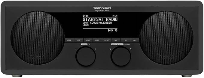 TechniSat DIGITRADIO 450 DAB+ Internet Radio with Bluetooth, Wi-Fi, UPnP & FM – 20W Stereo