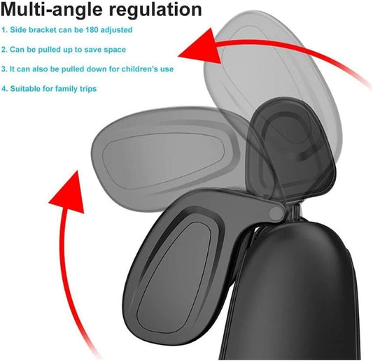 Adjustable Memory Foam Car Headrest Pillow – U-Shaped Neck & Head Support Cushion for Kids & Adults, Universal Car Seat Travel Pillow