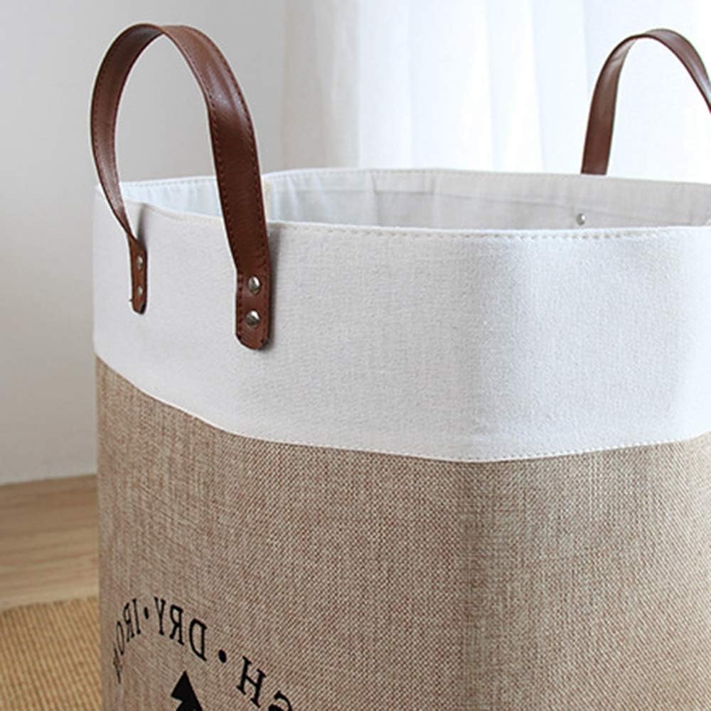 Panier à linge pliant grande capacité – Panier à linge sale en tissu durable et boîte de rangement ménagère pour l'organisation de la maison