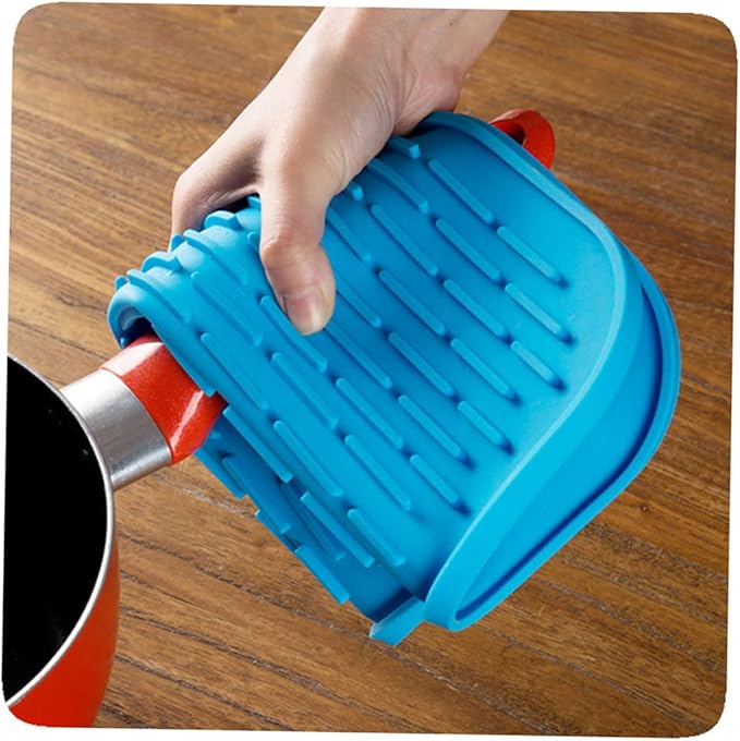 [16*22CM] Tampon isolant en silicone anti-chaleur – Dessous de verre carré antidérapant et tapis résistant à la chaleur pour vaisselle de cuisine
