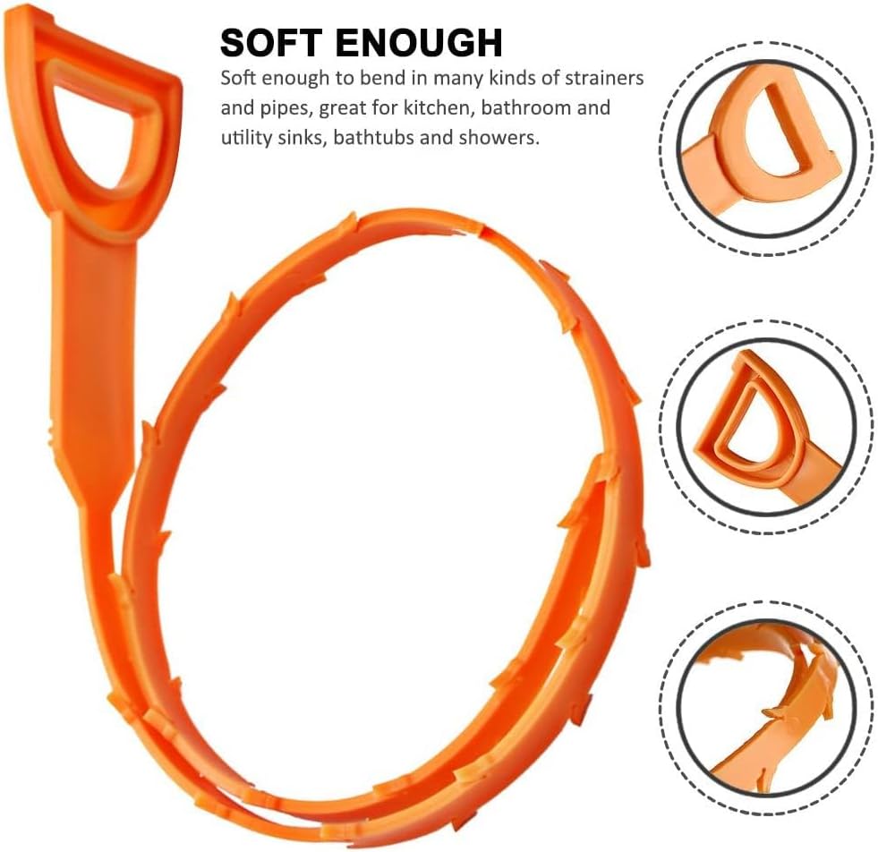 Universal Pipe Dredge & Hairpin Cleaner – Multi-Functional Sink Grabber – Flexible Water Channel Dredging Tool for Toilets, Sewers, and Kitchen Sinks