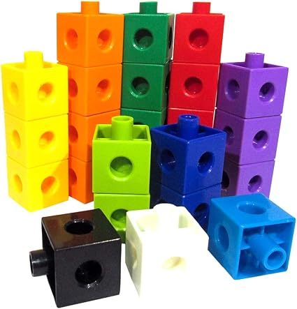 SHAWE 96-Piece Linking Counting Cubes Set | Educational Math Manipulatives, STEM Learning Toy for Kids Ages 3+