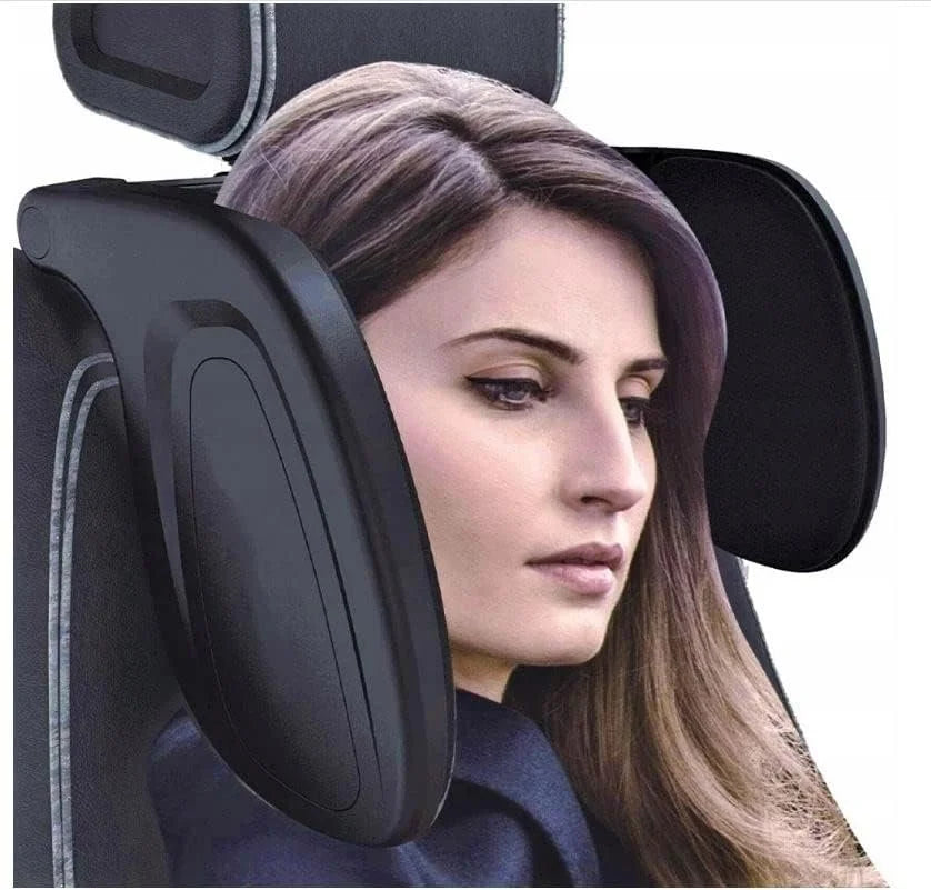 Adjustable Memory Foam Car Headrest Pillow – U-Shaped Neck & Head Support Cushion for Kids & Adults, Universal Car Seat Travel Pillow