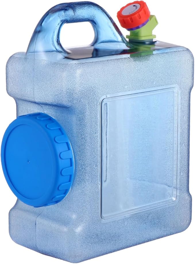 5L Collapsible Water Storage Tank with Faucet – Portable Plastic Bucket for Camping, Car, Outdoor Use