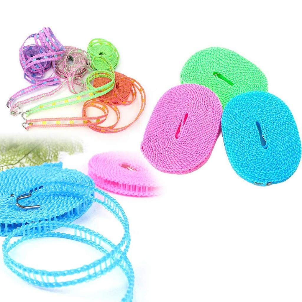10 Meters Heavy-Duty Nylon Outdoor Clothesline – Non-Slip Windproof Laundry Rope (5m/10m) for Travel, Business, and Home Organization