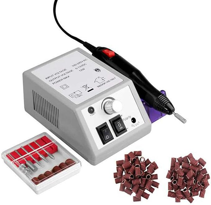 Professional Electric Nail Drill Machine – Low Noise Nail File for Acr ...