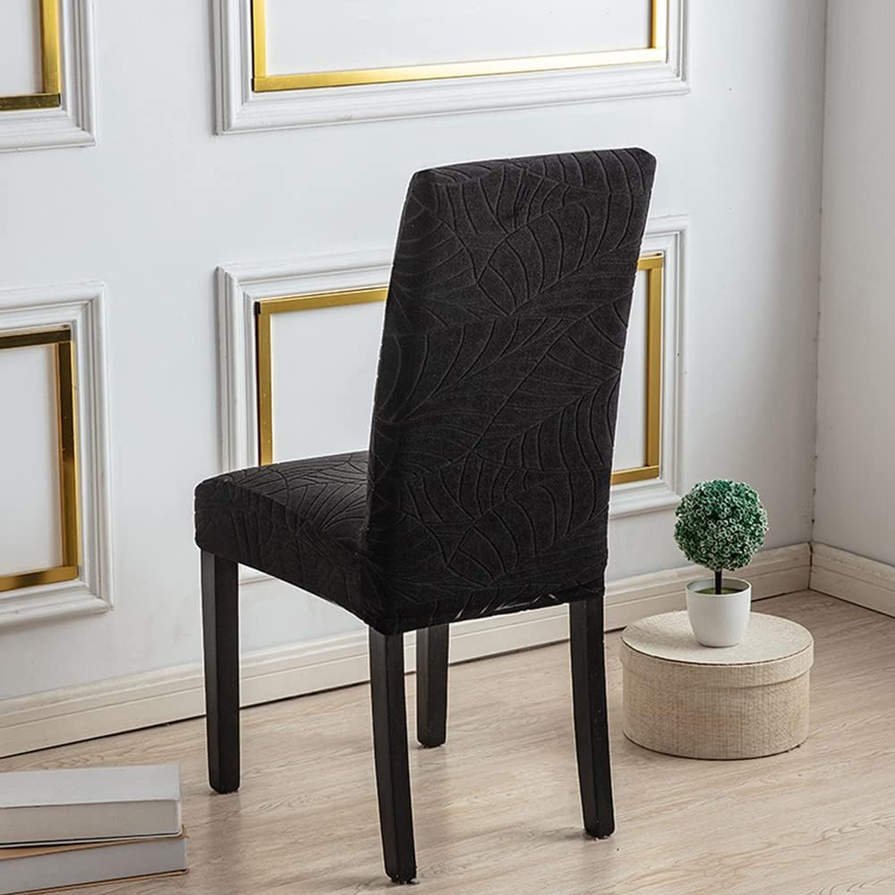 Waterproof Chair Covers, Elastic Dining Chairs, Seat Covers Washable Removable High Back Dining Chair Covers Chair Cover for Dining Room,Hotel,Banquet