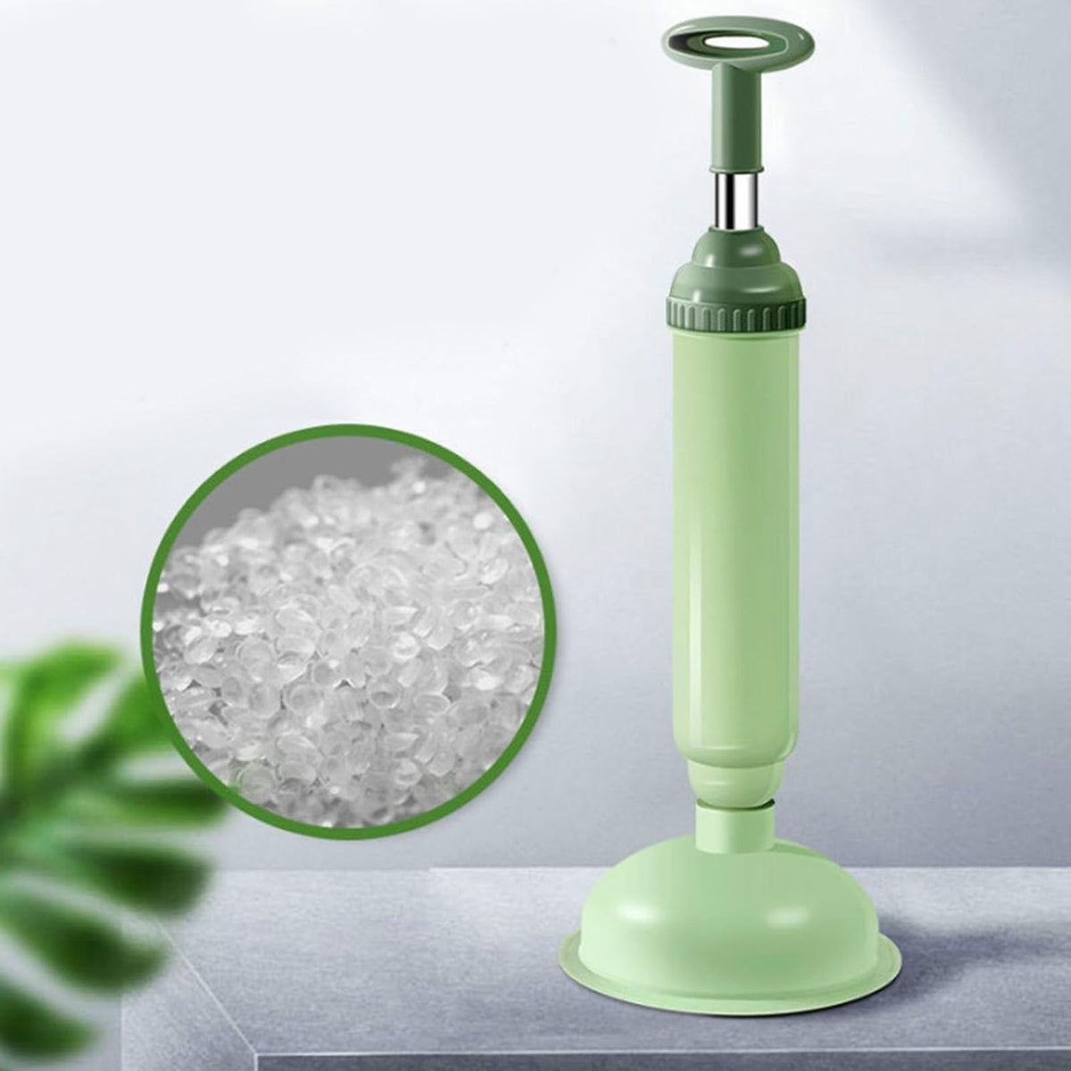 High-Pressure Air Toilet Plunger – Professional Drain Blaster & Clog Remover – Flexible Sewer Unclogging Tool for Bathroom, Kitchen, and Sinks (Pink/Blue/Green)