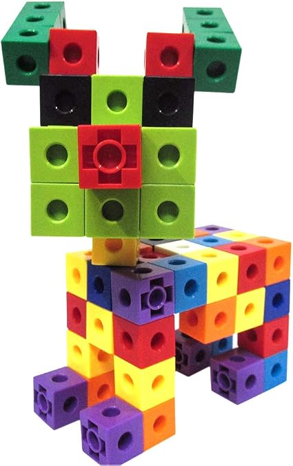 SHAWE 96-Piece Linking Counting Cubes Set | Educational Math Manipulatives, STEM Learning Toy for Kids Ages 3+