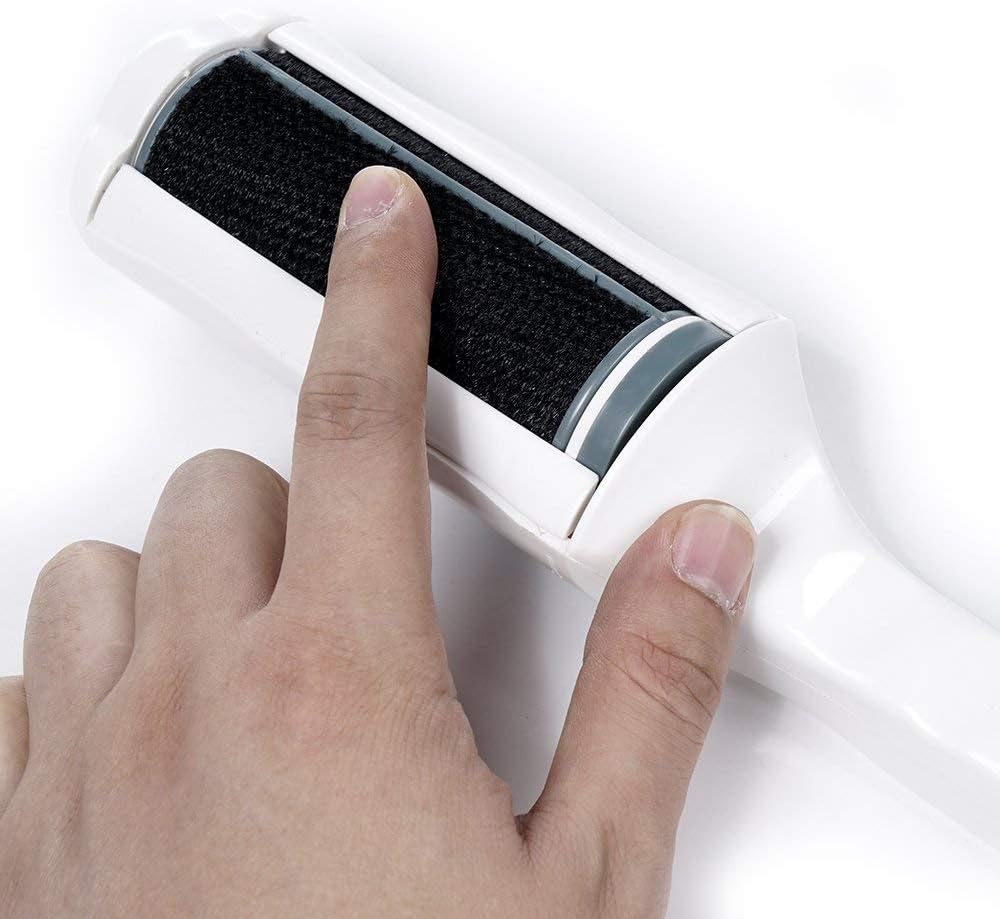 Nouvelle version anti-poils pour animaux – Brosse magique anti-peluches pour poils de chien et de chat – Outil double face autonettoyant pour vêtements, meubles, tapis et intérieurs de voiture