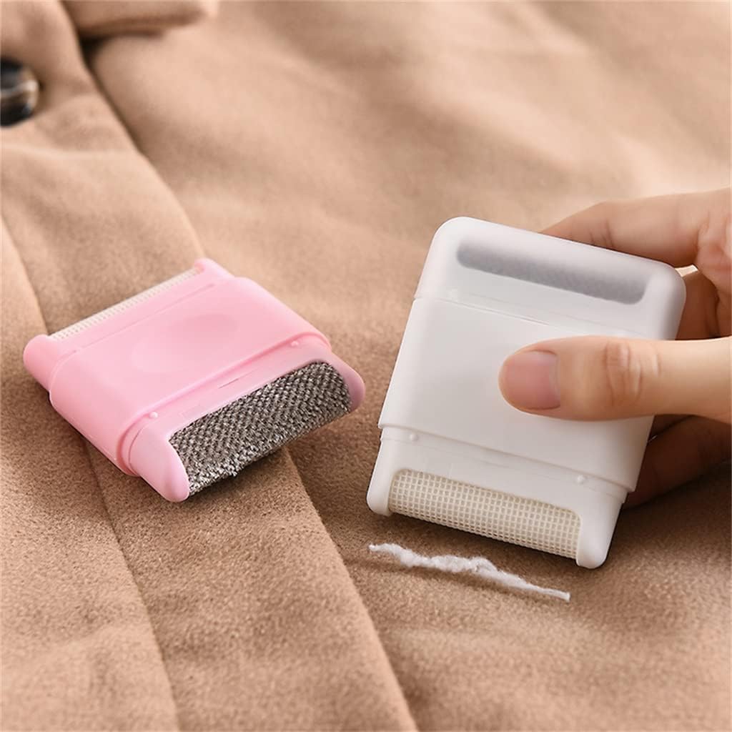 Mini rasoir anti-bouloches double tête – Éliminateur manuel de boules de poils et rasoir portable pour vêtements, pulls et meubles