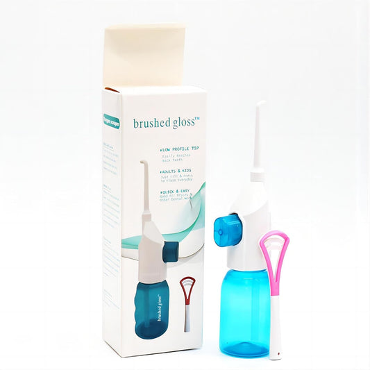 Portable Electric High-Pressure Water Flosser – Professional Manual Pulse Jet Oral Irrigator – Deep Cleaning Water Pick for Teeth & Gums – Rechargeable Waterproof Dental Flosser (1 PC)