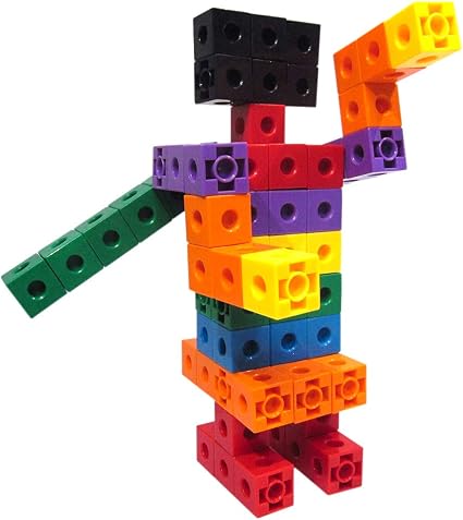 SHAWE 96-Piece Linking Counting Cubes Set | Educational Math Manipulatives, STEM Learning Toy for Kids Ages 3+