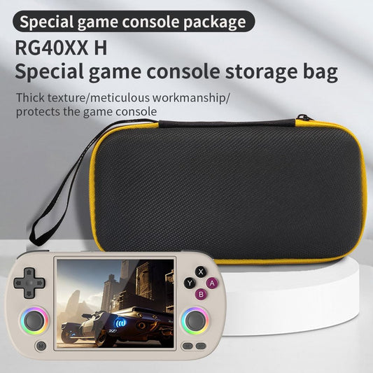 EVA Hard Carrying Case for Anbernic RG40XX H Retro Handheld Game Console | Shockproof Travel Storage Bag 21 × 7.5 cm