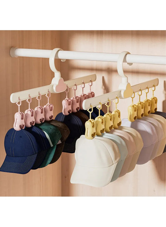 360° Rotating Cloud-Style Multi-Clip Sock and Accessory Hanger