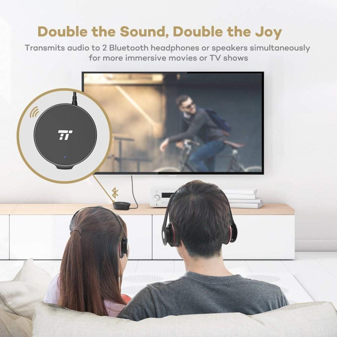 Émetteur audio Bluetooth 4.1 sans fil TaoTronics TT-BA10 pour TV – Optique et AUX