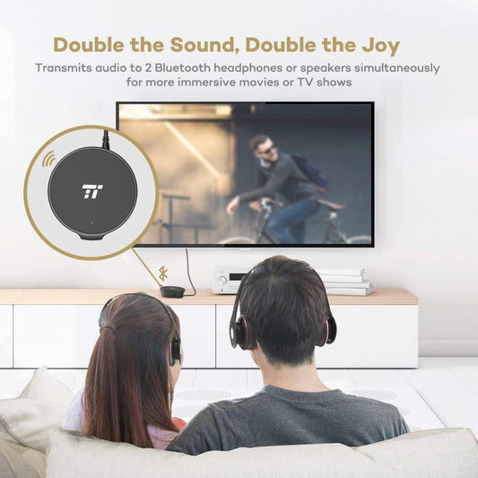 TaoTronics TT-BA10 Wireless Bluetooth 4.1 Audio Transmitter for TV – Optical & AUX