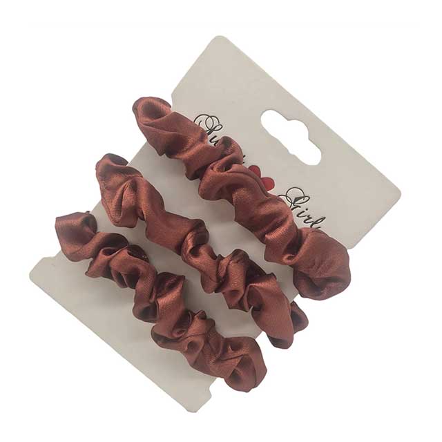 6PCS Multicolor Small Intestine Hair Ties for Women – Elastic Spiral Hair Circles & Styling Accessories