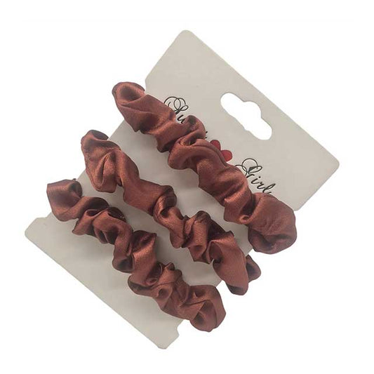 6PCS Multicolor Small Intestine Hair Ties for Women – Elastic Spiral Hair Circles & Styling Accessories