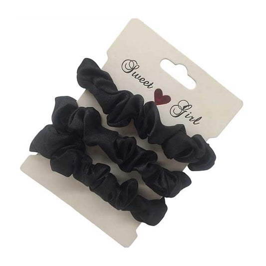 6PCS Multicolor Small Intestine Hair Ties for Women – Elastic Spiral Hair Circles & Styling Accessories